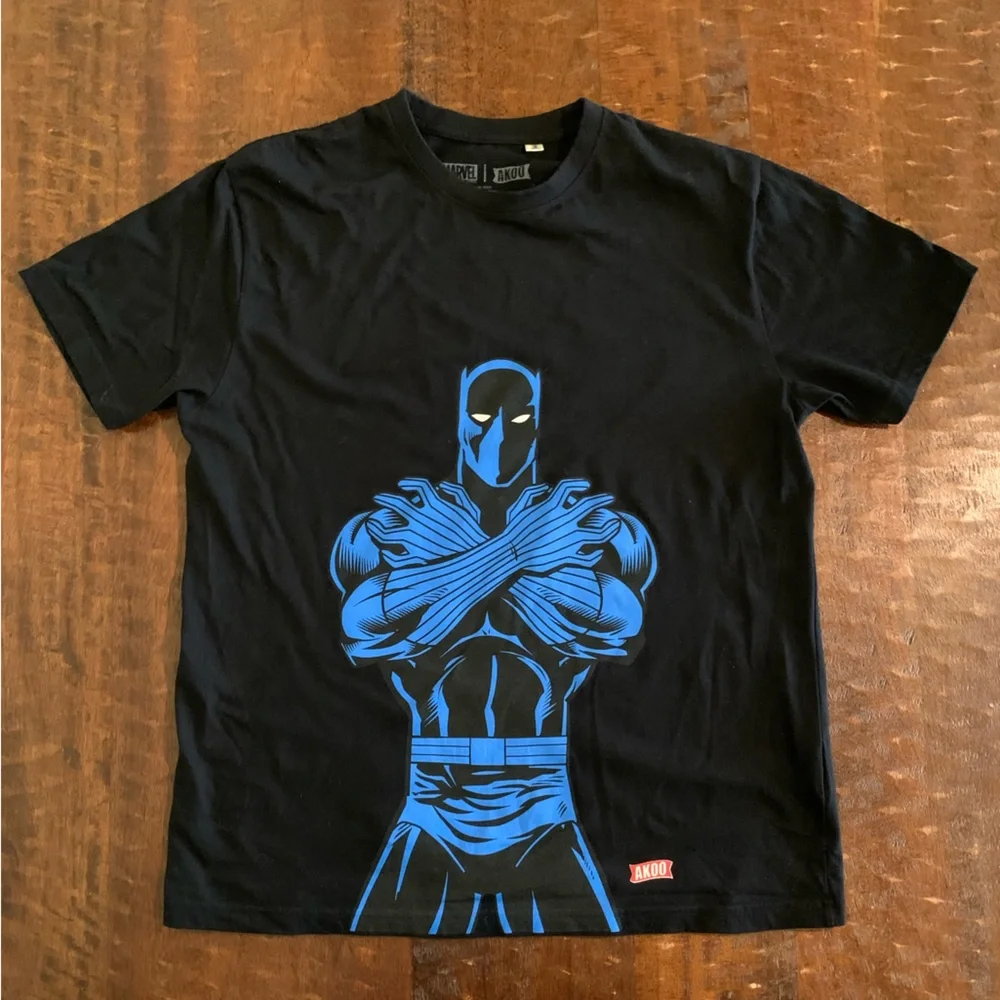 AKOO x Marvel Men’s Size Large Black Panther Short Sleeve T-Shirt - Picture 8 of 8